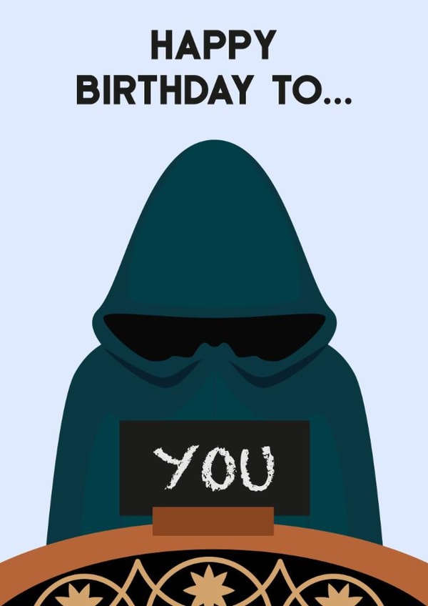 Happy Birthday Traitors TV Show Personalised | Birthday Card created by Mark Winter