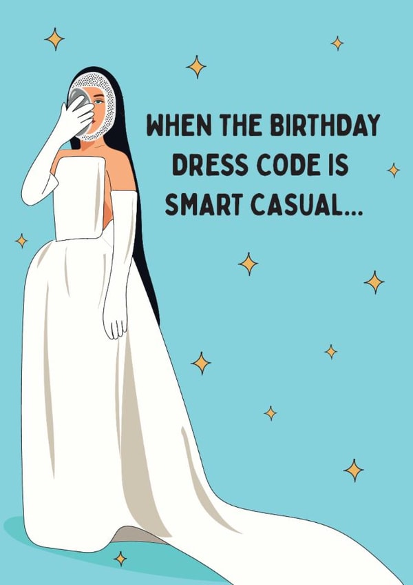 Funny Birthday Card - Katy Perry - Met Gala created by @Laura Lonsdale Designs