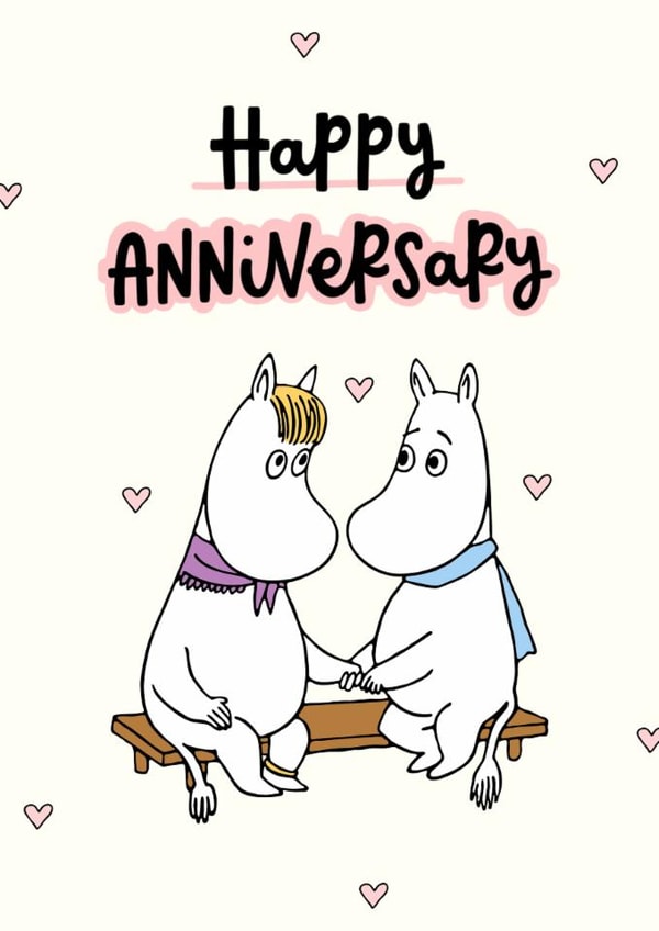 Cute Anniversary Card - Moomin - Characters created by Moomin Characters
