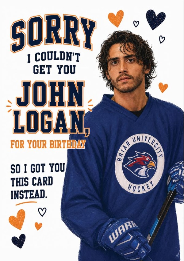 Funny - Off Campus - Antonio Cipriano - John Logan - Birthday Card - For Wife created by Tiger Feet Creations