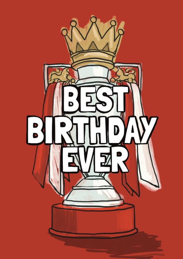 Classic Birthday Card - Arsenal Football Club - Premier League Winners created by Giddy Kipper