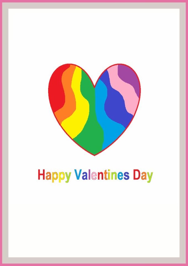 LGBTQ+ Valentines Card created by Matthew Holmes