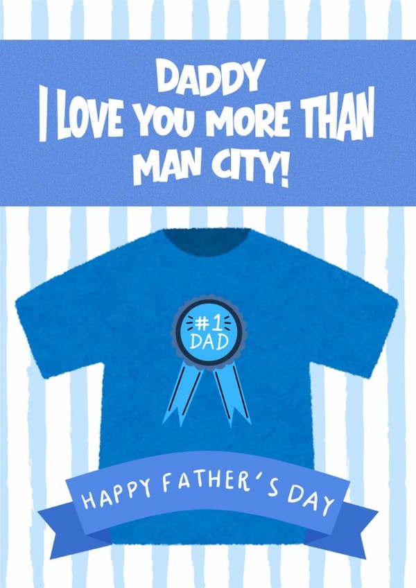 Happy Father's Day to the biggest Man City fan, Daddy! created by KokoandDoo