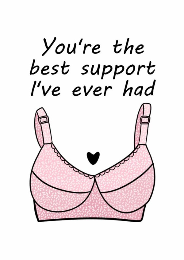 You’ve Got Me Supported thank you card created by Pixie Drew