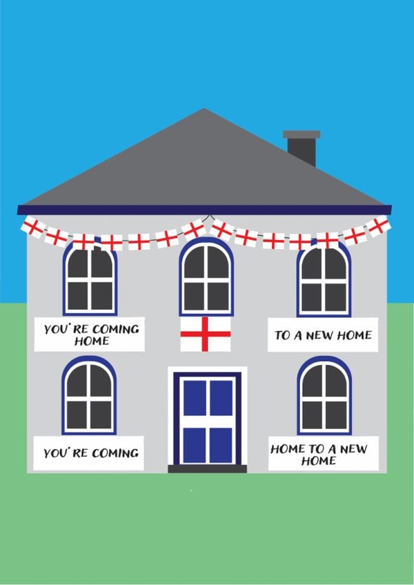 It's Coming Home World Cup Football New House created by Incognito