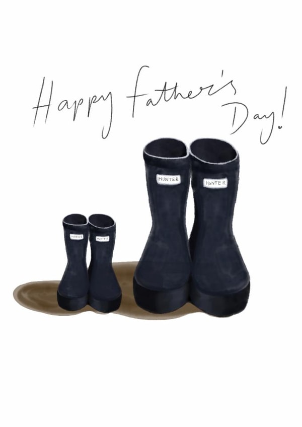 Happy Fathers Day - Wellies Card created by Kate Jones