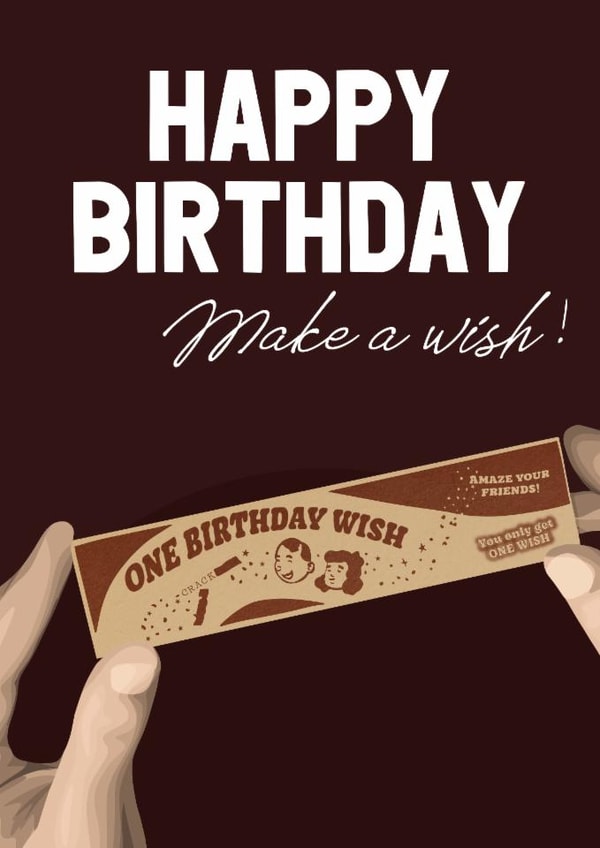Obsession Birthday Card - Horror Film - One Birthday Wish created by Pink + Pip