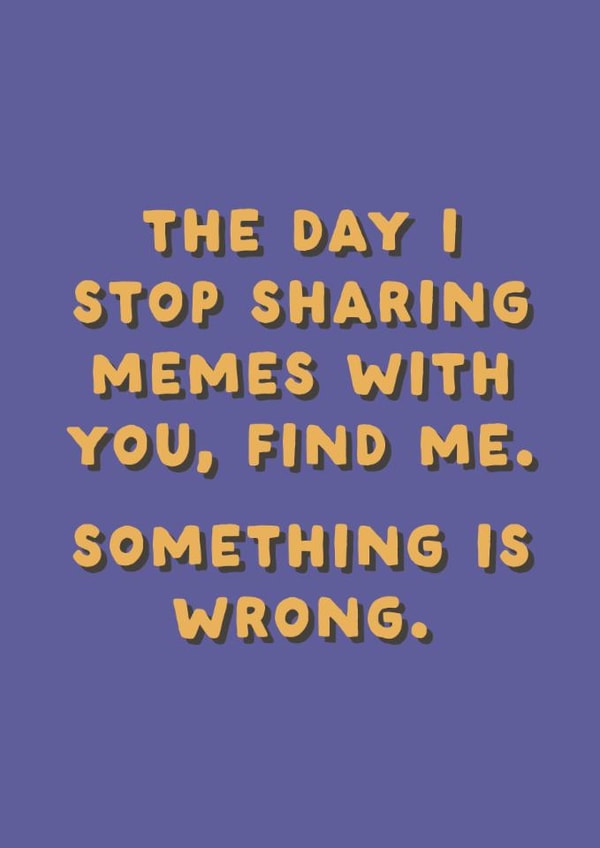 Funny Love And Friendship Card - Sharing Memes created by Ohh Deer
