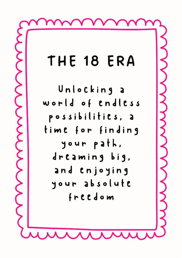 Classic Birthday Card - 18th - Finding Your Path created by @Hurray Haus