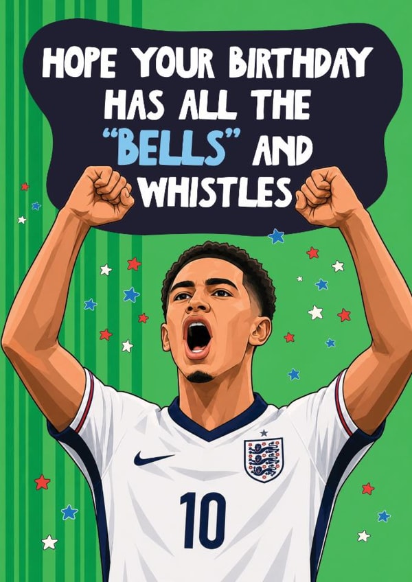 Jude Bellingham - England - World Cup 2026 created by Artsy Gift Co