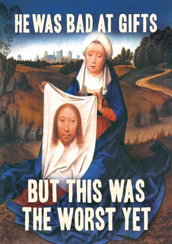 Funny Birthday/Anniversary Card - He Was Bad At Gifts - Worst Yet created by Bewilderbeest