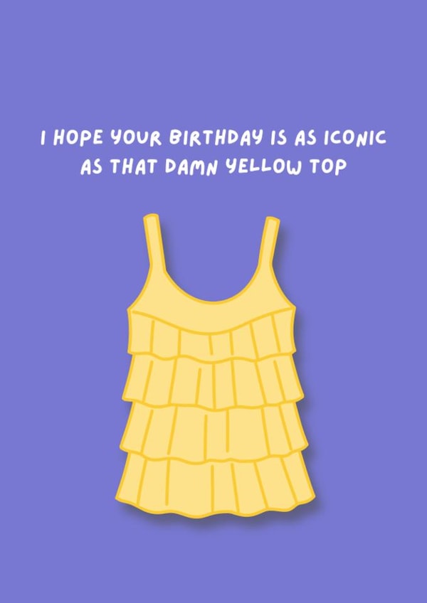 Pretty Little Liars Inspired Alison DiLaurentis Top Birthday Card created by Jess