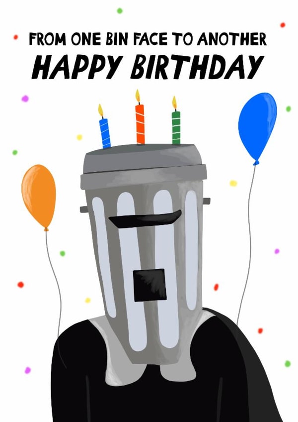 Funny Birthday - Count Binface created by Pickled Prints