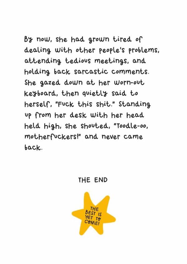 Funny Retirement Card - The End Of Work created by Twisted Haggis