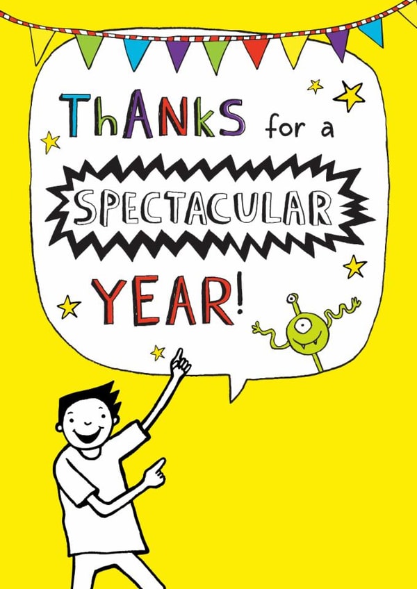 Cute Thank You Card - Tom Gates - Thank You Teacher created by Tom Gates