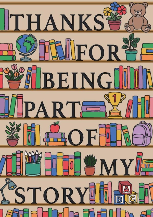 Teacher Thank You Card created by Wild Rose