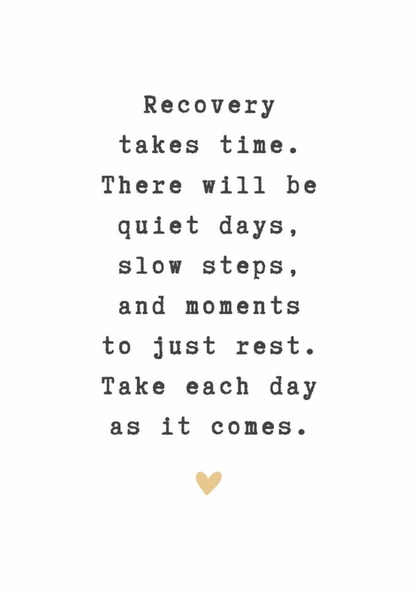 Sentimental Get Well Soon Card, Recovery Card For Her created by @Hurray Haus