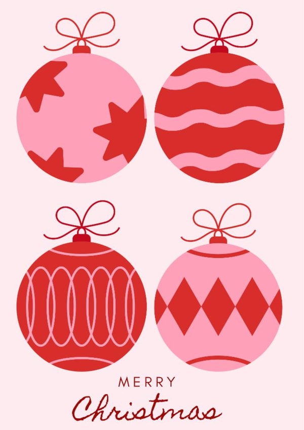Pretty Girly Christmas Card created by Lots of Love, Hannah 