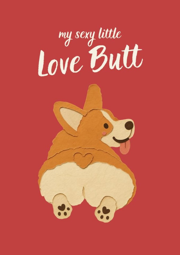 Sexy Corgi Couple Card created by With Love Laxmi