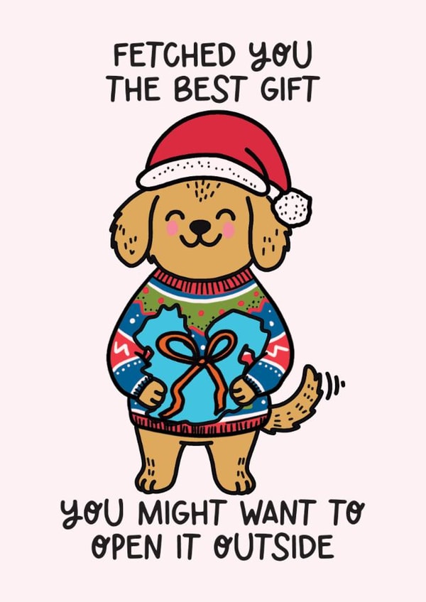 Happy Christmas From the Dog Card created by Lyndsay Moon