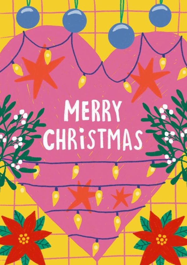 Arty Christmas Card For Her - Decoration created by Bellollage