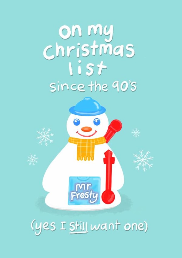 Mr Frosty Christmas card created by Palette&Petal