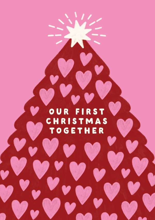 Classic Christmas Tree - 1st - Our First Christmas Together - Heart Tree created by Jess Shah