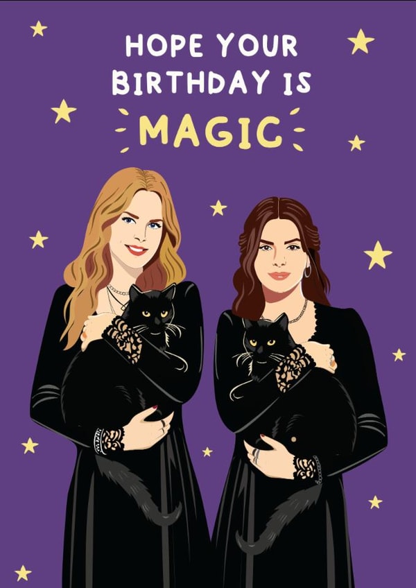 Classic Birthday Card - Practical Magic created by @Laura Lonsdale Designs