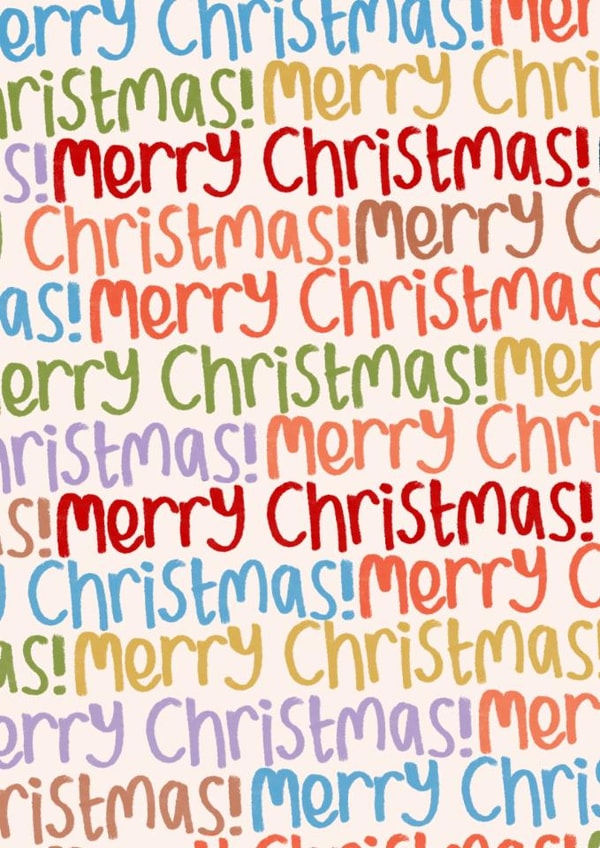 Fun and joyful Merry Christmas card, perfect to send cheer through the post! created by KATIE S