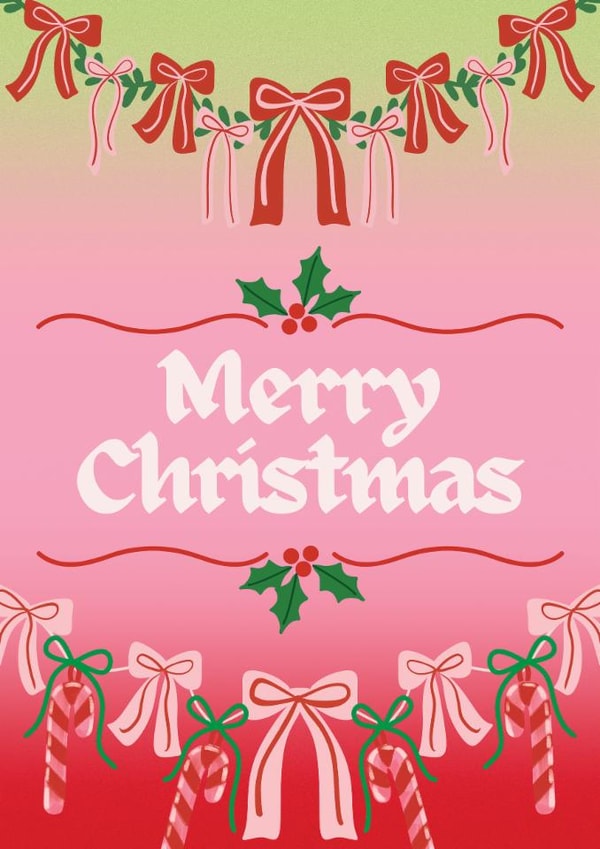 Maximalist Christmas Bows, Garland and Candy Canes created by Feel Good Supplies