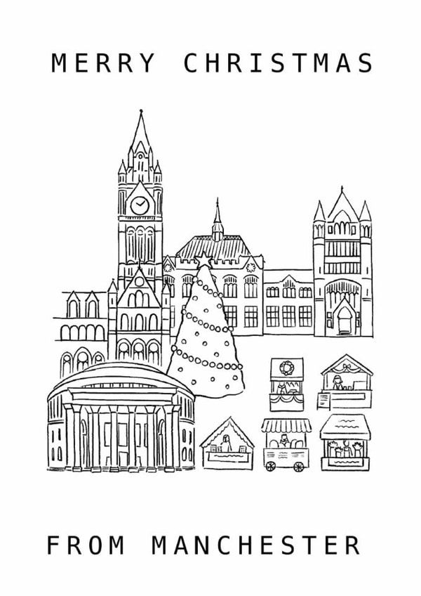 Merry Christmas From Manchester created by Nazli Brennan